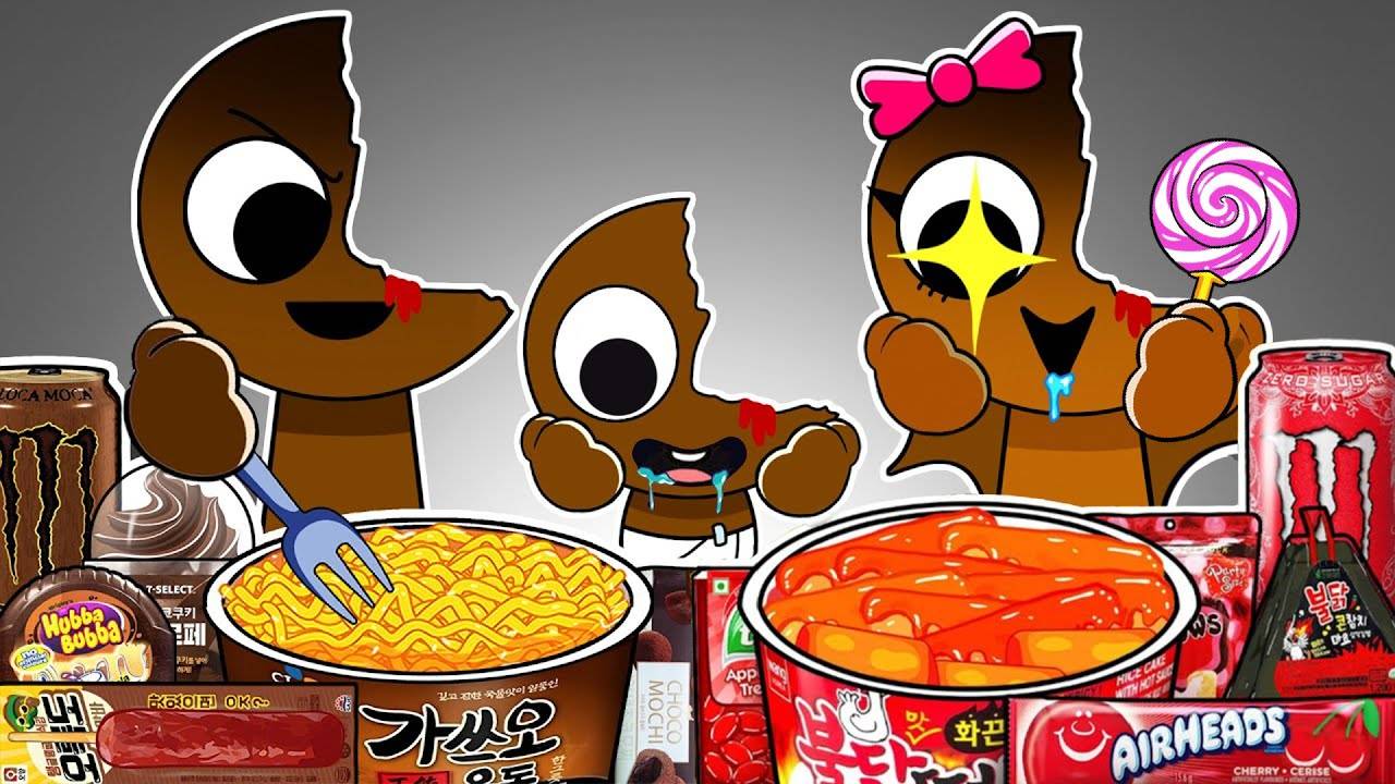 Incredibox Sprunki - Simon Family Horror Versions Convenience Store Food Mukbang Animation ASMR [get смотреть онлайн