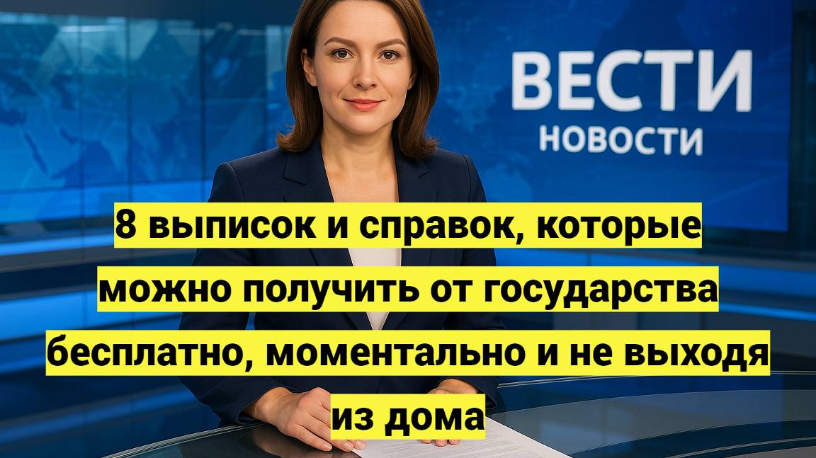 8 выписок и справок, которые можно получить от государства бесплатно, моментально и из дома смотреть онлайн