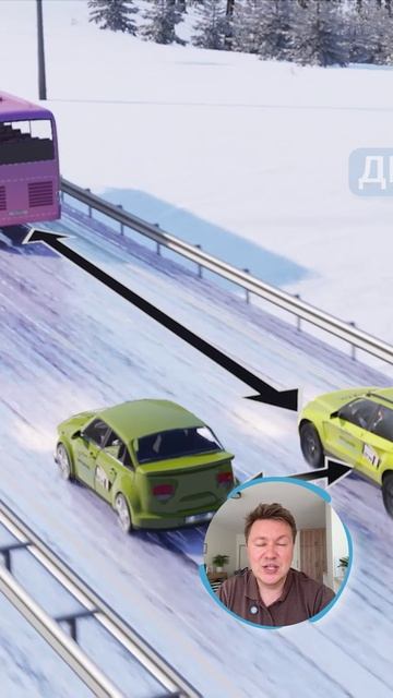 Простые правила безопасного движения на скользкой дороге. смотреть онлайн