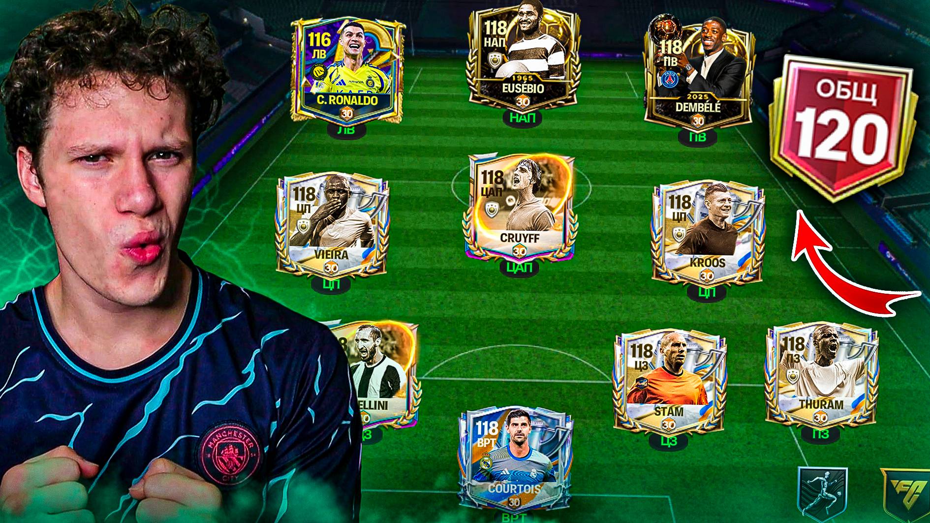 ЭТО СЛУЧИЛОСЬ! 120 OVR! ОБЗОР ЛУЧШЕГО СОСТАВА в FC MOBILE 26! смотреть онлайн