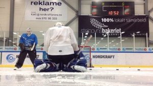 Прогресс в развитии катания вратаря!!!