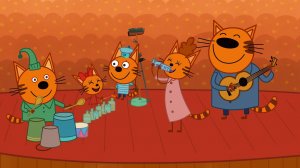 Три Кота 🐱 | Музыкальная группа | Три Кота Мультик смотреть | Развивающая игра для детей и малышей