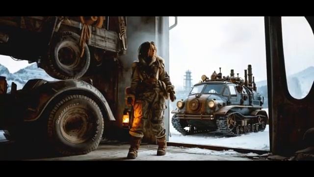 STEAMPUNK NOMAD Steampunk Post-Apocalyptic Thriller Cinematic Short Film Midjourney Veo3