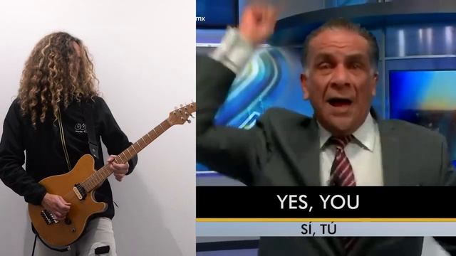 #83 Music Andre Antunes - News anchor goes metal смотреть онлайн