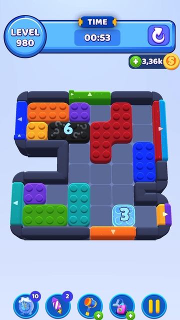 Color Block Jam 980 Уровень смотреть онлайн