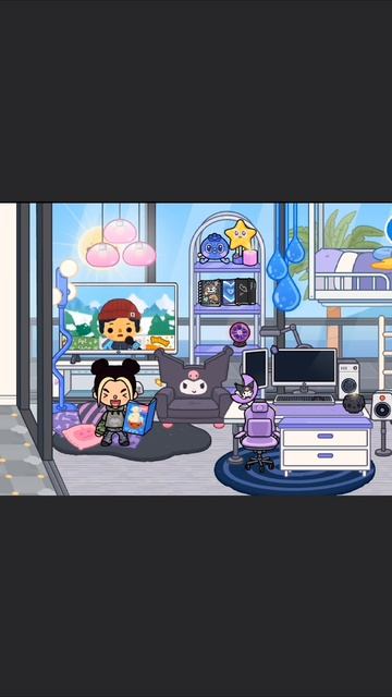 Идея обустройства комнаты в игре токалайфворлд токабокаворлд