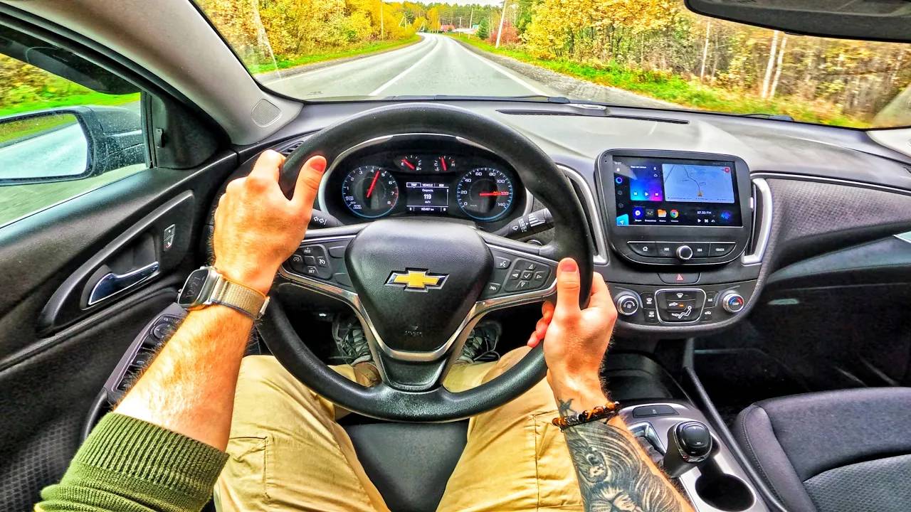 2017 Chevrolet Malibu 1.5 AT - POV ТЕСТ-ДРАЙВ смотреть онлайн