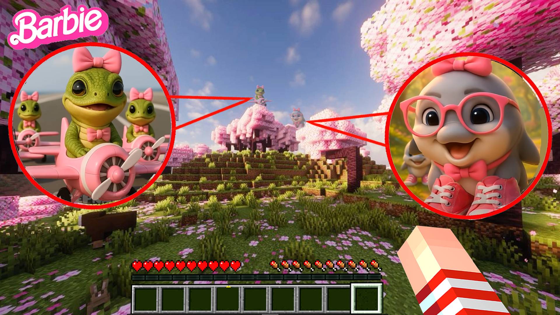 Я НАШЛА БАРБИ ЖИВОТНЫХ ИЗ ИТАЛЬЯНСКОГО МЕМА В МАЙНКРАФТ! смотреть онлайн