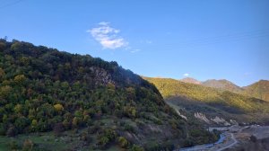 Военно-Грузинская дорога из Владикавказа до Тбилиси на маршрутке, октябрь 2025г. Гудаури.Серпантин