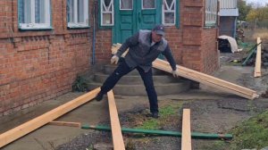 Дом у лимана. Привезли пиломатериал. Куры. Супчик. Ремонт.