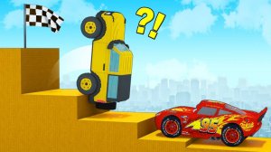 Машинки летают и прыгают! Развивающие мультики Машины помощники. Мультфильмы про машинки