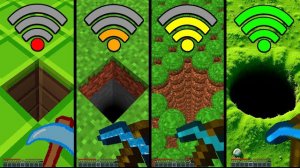 КОПАЕМ НА РАЗНЫЕ УРОВНИ С ПОМОЩЬ wi-fi в Майнкрафте