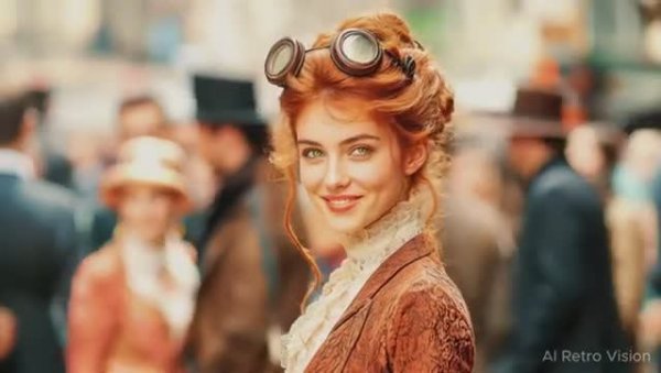 Wheels of TIME A Steampunk Adventure - AI Short Video