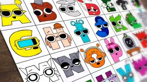 Рисуем все буквы Alphabet Lore! A-Z ✨😍🎧