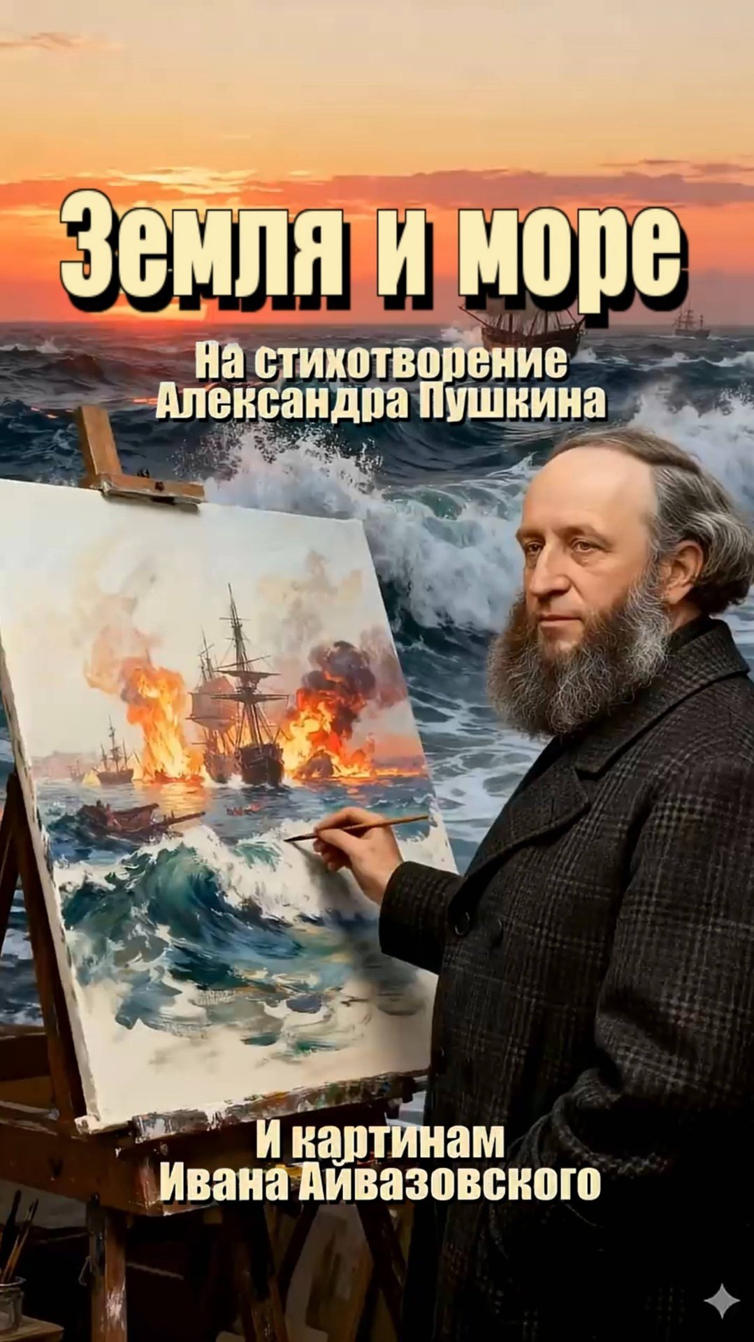 А.С. Пушкин, И.К. Айвазовский — Земля и море (фрагмент by DJ БлокNote) смотреть онлайн