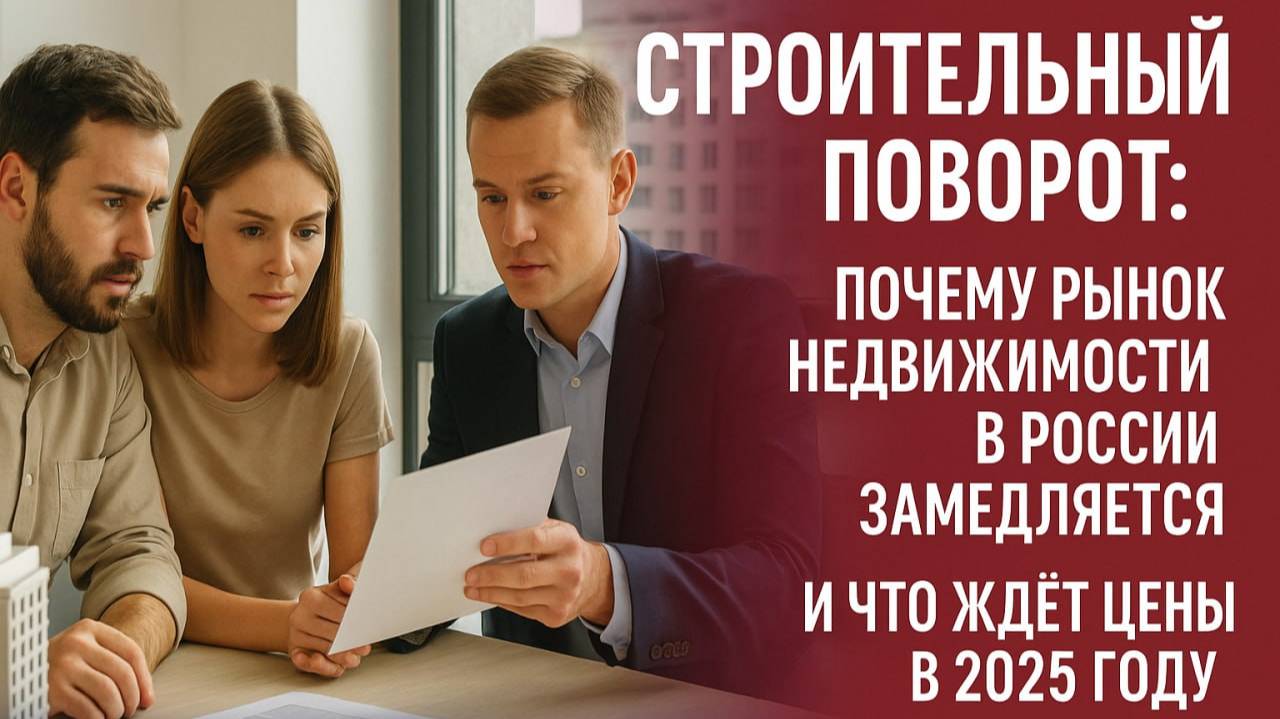 Строительный поворот: почему рынок недвижимости в России замедляется и что ждёт цены в 2025 году смотреть онлайн