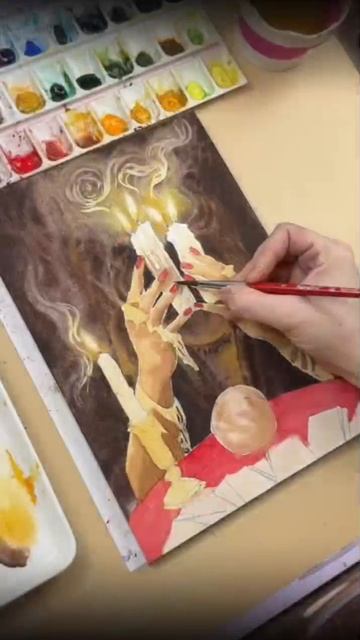 💫 Новый урок в творческом клубе Dari Art! Сегодня рисуем акварелью 🫶#клуб_dariart смотреть онлайн