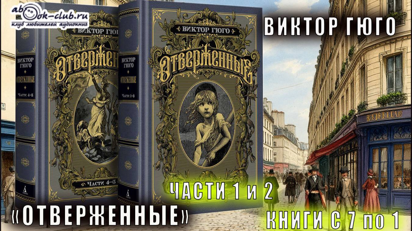 Виктор Гюго "Отверженные" (с части 1 книги 7-й главы 7-й по части 2 книгу 1 главу 16-ю)