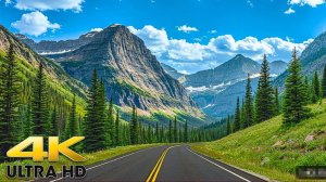 🚗 SmartTV 4К ➤ 🌄 Монтана! Национальный парк Глейшер, осень, живописная дорога "Идущая к Солнцу"!