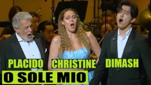 ТРИ ЛЕГЕНДЫ ОПЕРЫ - O SOLE MIO (ДИМАШ, ПЛАСИДО ДОМИНГО, КРИСТИНЕ ОПОЛАЙС)