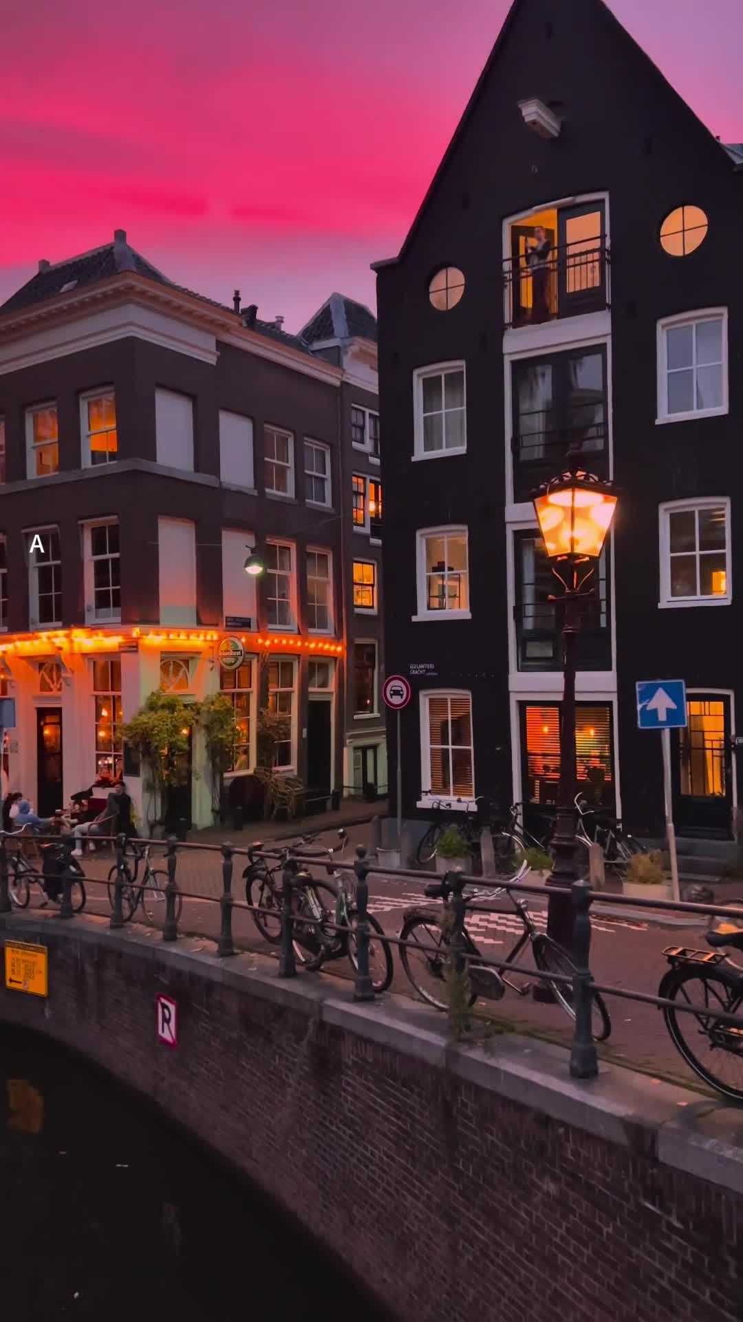 В Амстердаме протяжённость каналов превышает 100 км, что делает его одним из самых канальных горо... смотреть онлайн