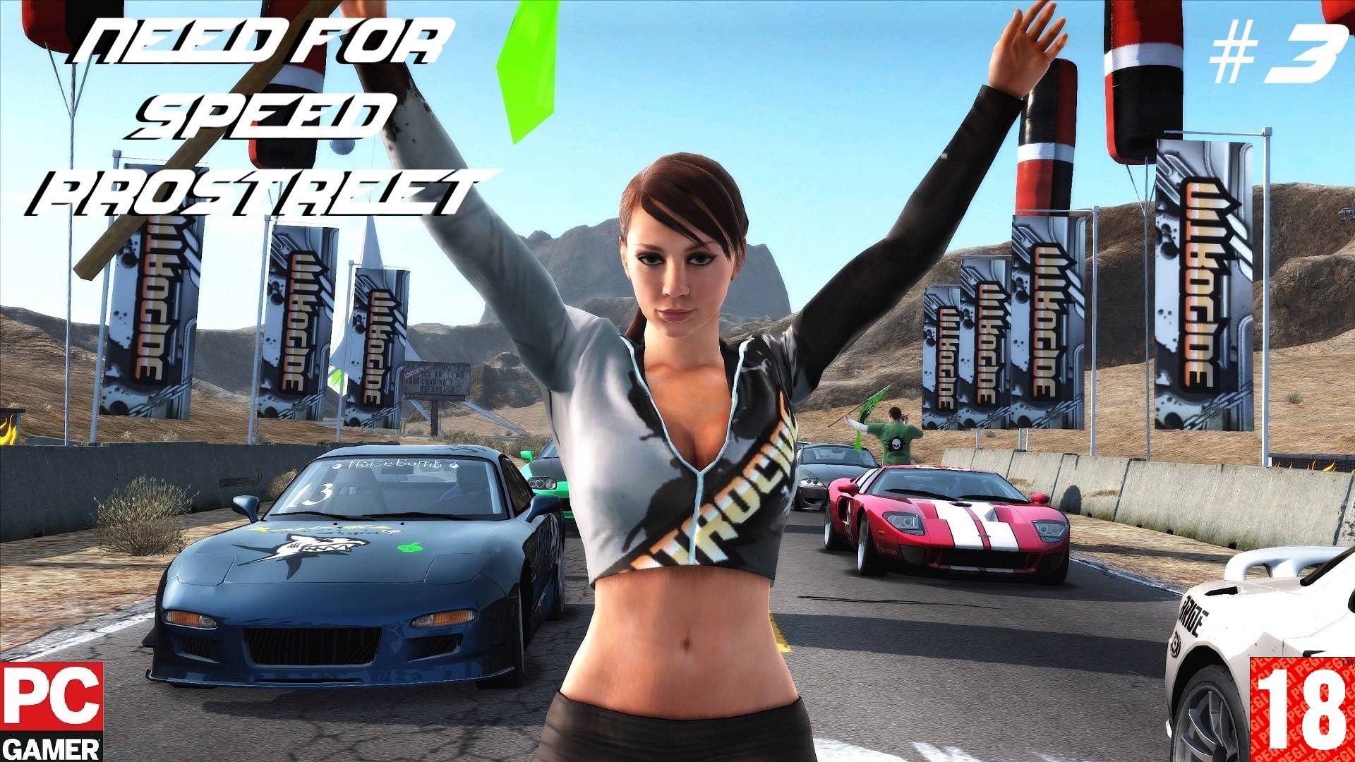 Need for Speed™ ProStreet (2007) (PC) - Прохождение #3. (без комментариев) на Русском.