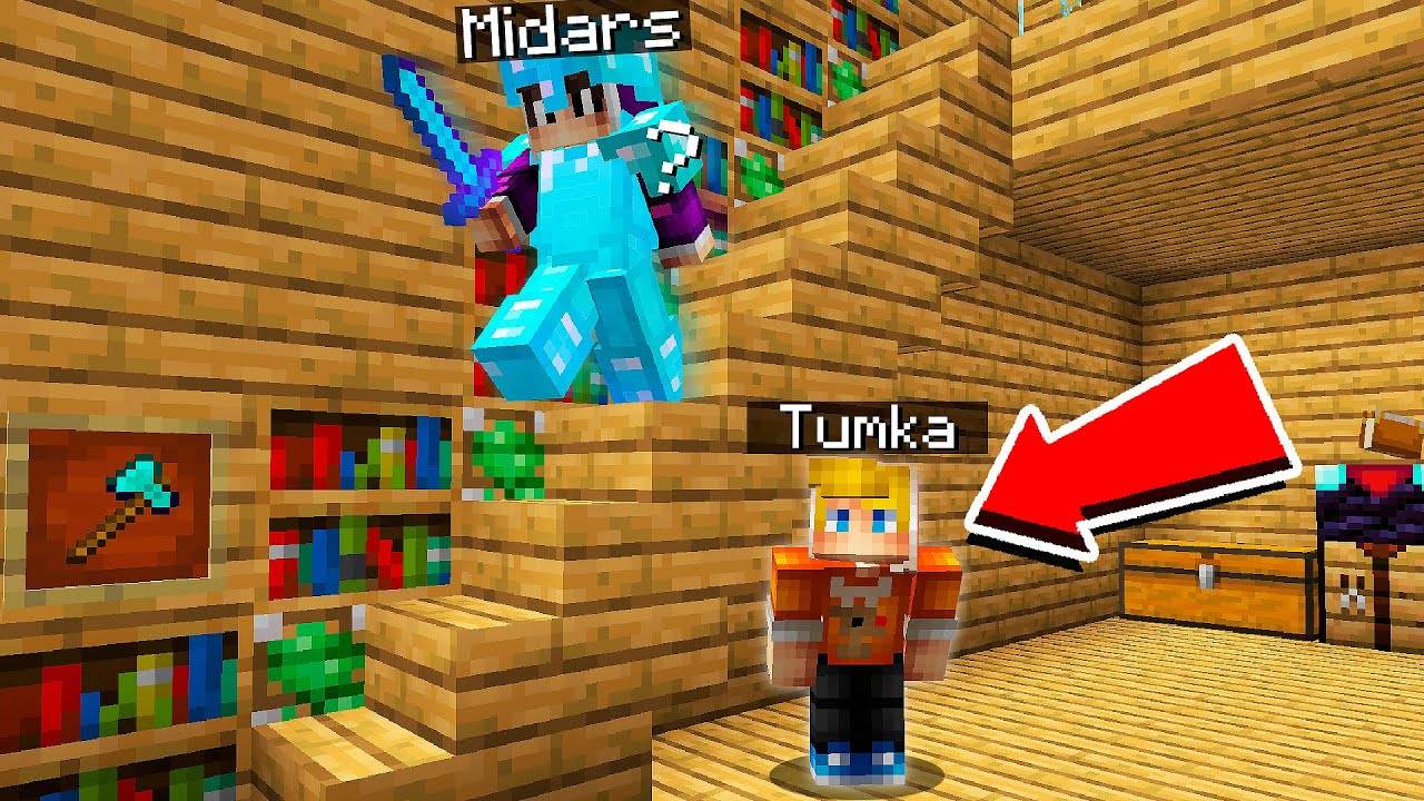 Я ВСЁ ВРЕМЯ БЫЛ ПОД ЕЁ ЛЕСТНИЦЕЙ ! Троллинг Игроков на Своём Сервере в Майнкрафт! смотреть онлайн