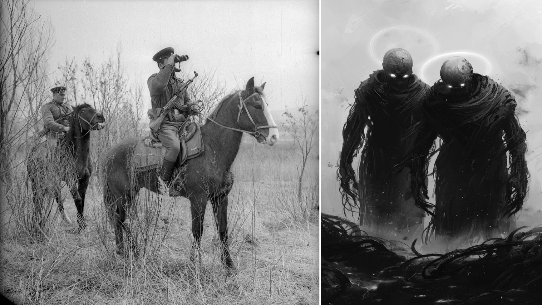 К пограничникам, в горах, вышли странные существа смотреть онлайн