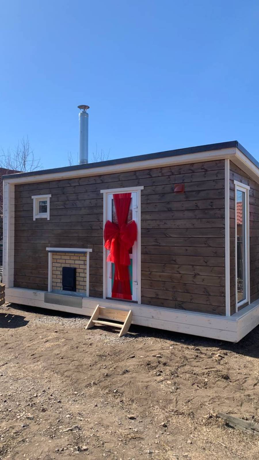 Каркасная баня-прекрасный подарок на День Рождения!