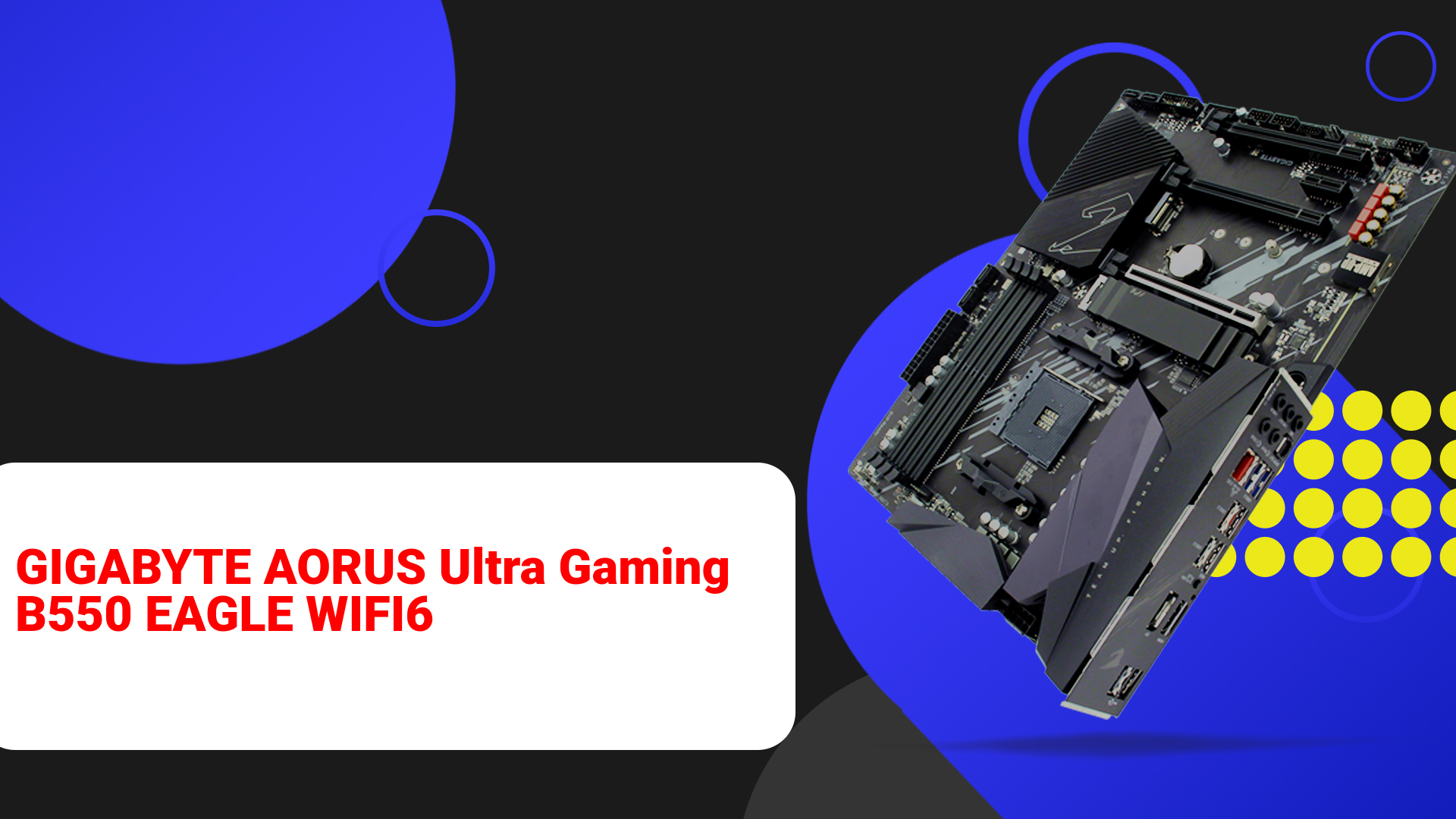 НИКС Компьютерный Супермаркет: видео про Материнская плата GIGABYTE B550 EAGLE WIFI6 смотреть онлайн