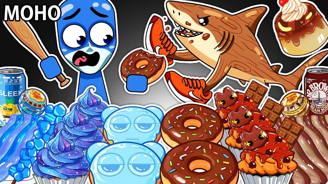 Incredibox Sprunki - Tung Tung Vs Tralalelo Tralala Mukbang Video Tutorial On How To Do Moho 50