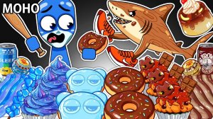 Incredibox Sprunki - Tung Tung vs Tralalelo Tralala Mukbang Video tutorial on how to do Moho 50