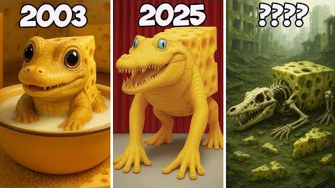 Evolution of Coccodrillo Formaggioso - Italian Brainrot смотреть онлайн