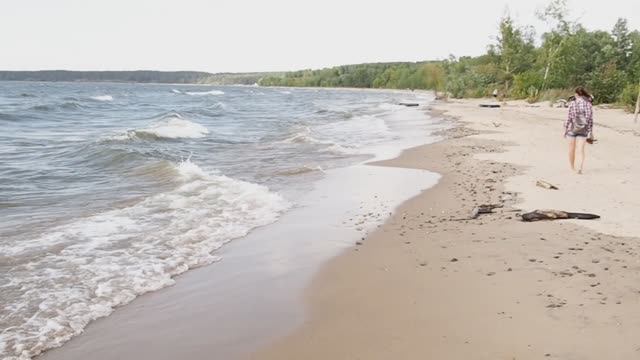 Волны на Обском море (Новосибирск). смотреть онлайн