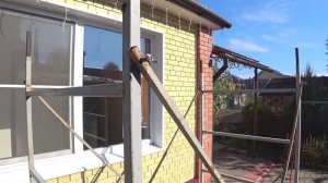 Строительные леса из профильной трубы, сборка трех ярусов