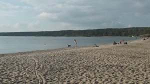 Пляжи (Центральный и на Береговой) на Обском море в Новосибирске.