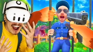 НЕПОСЛУШНАЯ ОБЕЗЬЯНА СБЕЖАЛА ИЗ КЛЕТКИ!! (I Am Monkey VR)