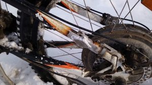 Сломал раму у электробайка.  Заварил аргоном . Рама велика stark voxter comp не вывозит нагрузку..