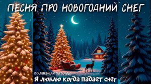 Волшебная тетрадь. «Я люблю когда падает снег». Песня про новогодний снег, зиму и Новый год.