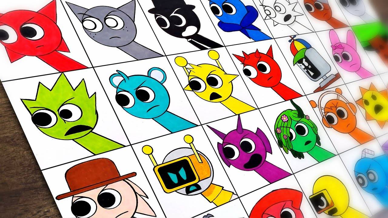 Рисуем Спрунки Коррупшн из Инкредибокс! 🎨✨🎧😍