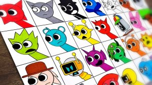 Рисуем Спрунки Коррупшн из Инкредибокс! 🎨✨🎧😍