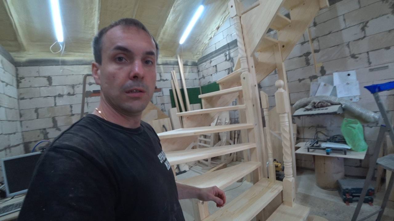 Изготовление деревянных лестниц на заказ. смотреть онлайн