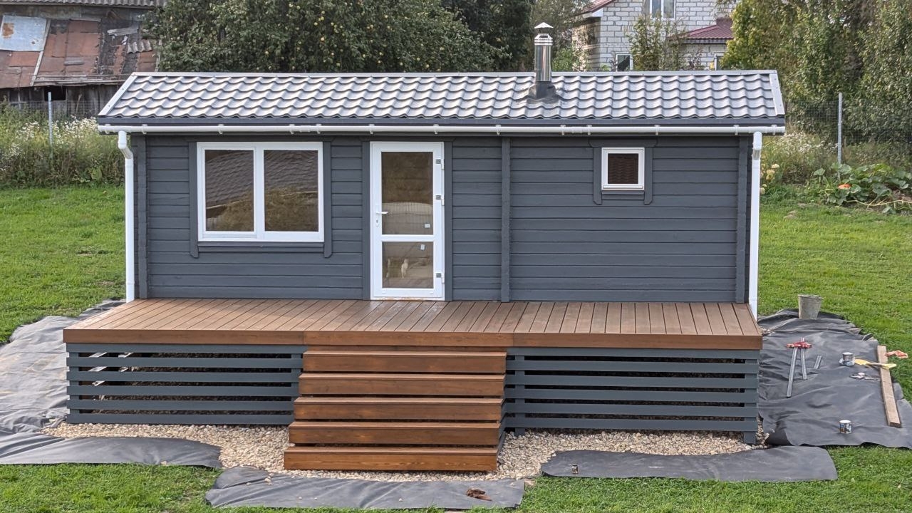 Баня из бруса 7*3 м