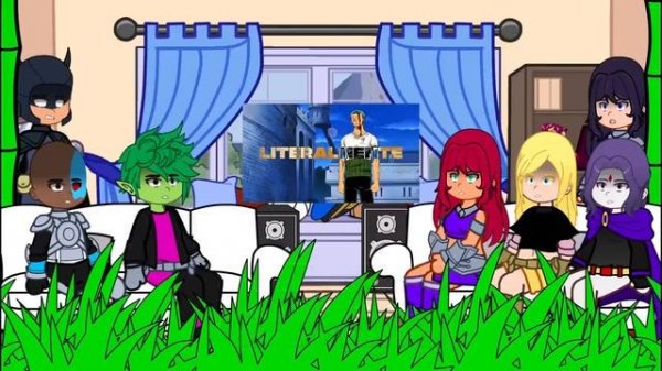 Teen titan react to Robin as zoro.