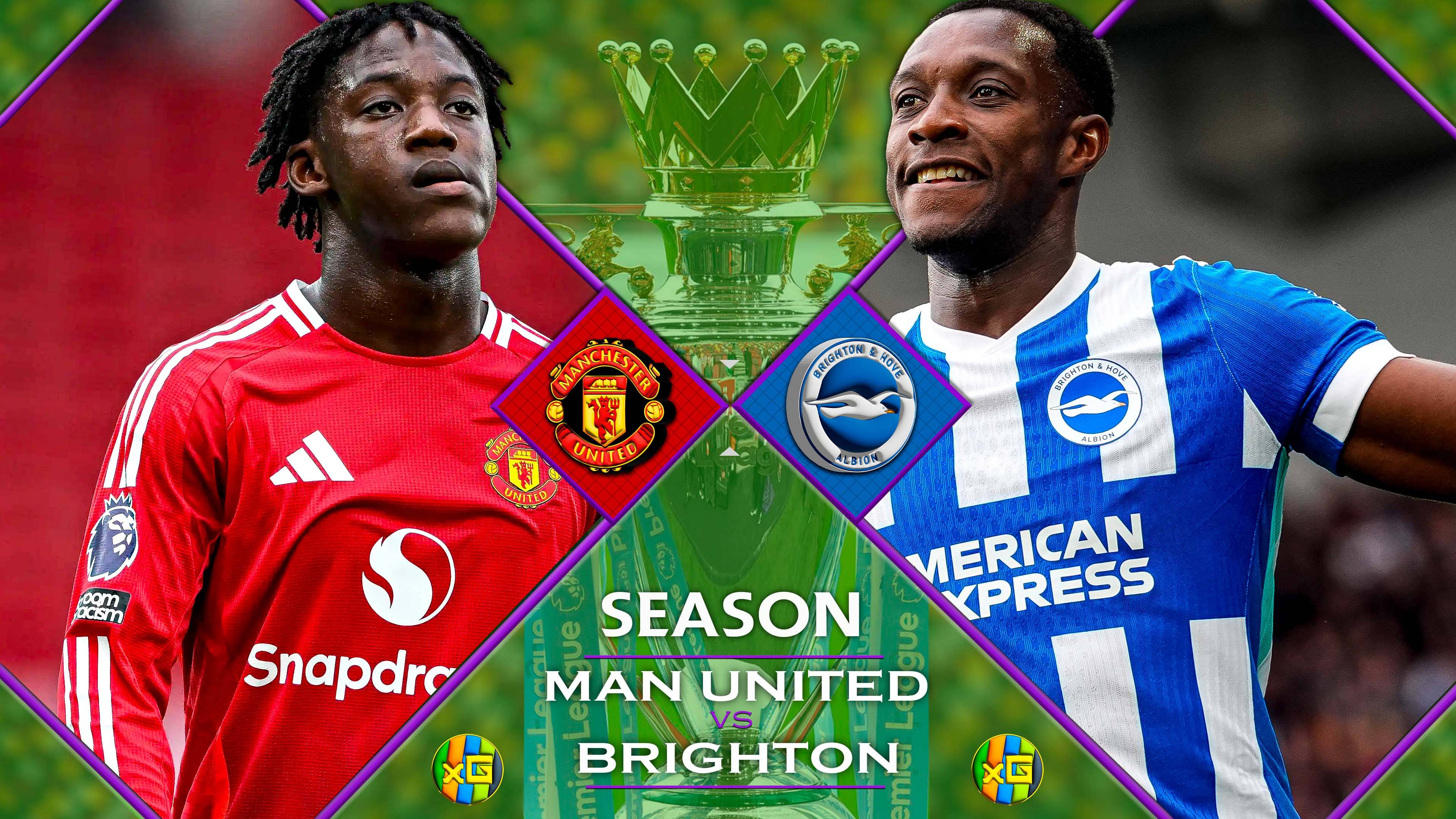 Манчестер Юнайтед - Брайтон | 25.10.2025 | Футбол |Чемпионат Англии | Прямая трансляция |xG смотреть онлайн