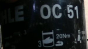 Распил фильтра MAHLE OC 51