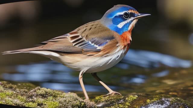 Звук природы. Птицы. Пение птицы Варакушка в лесу смотреть онлайн