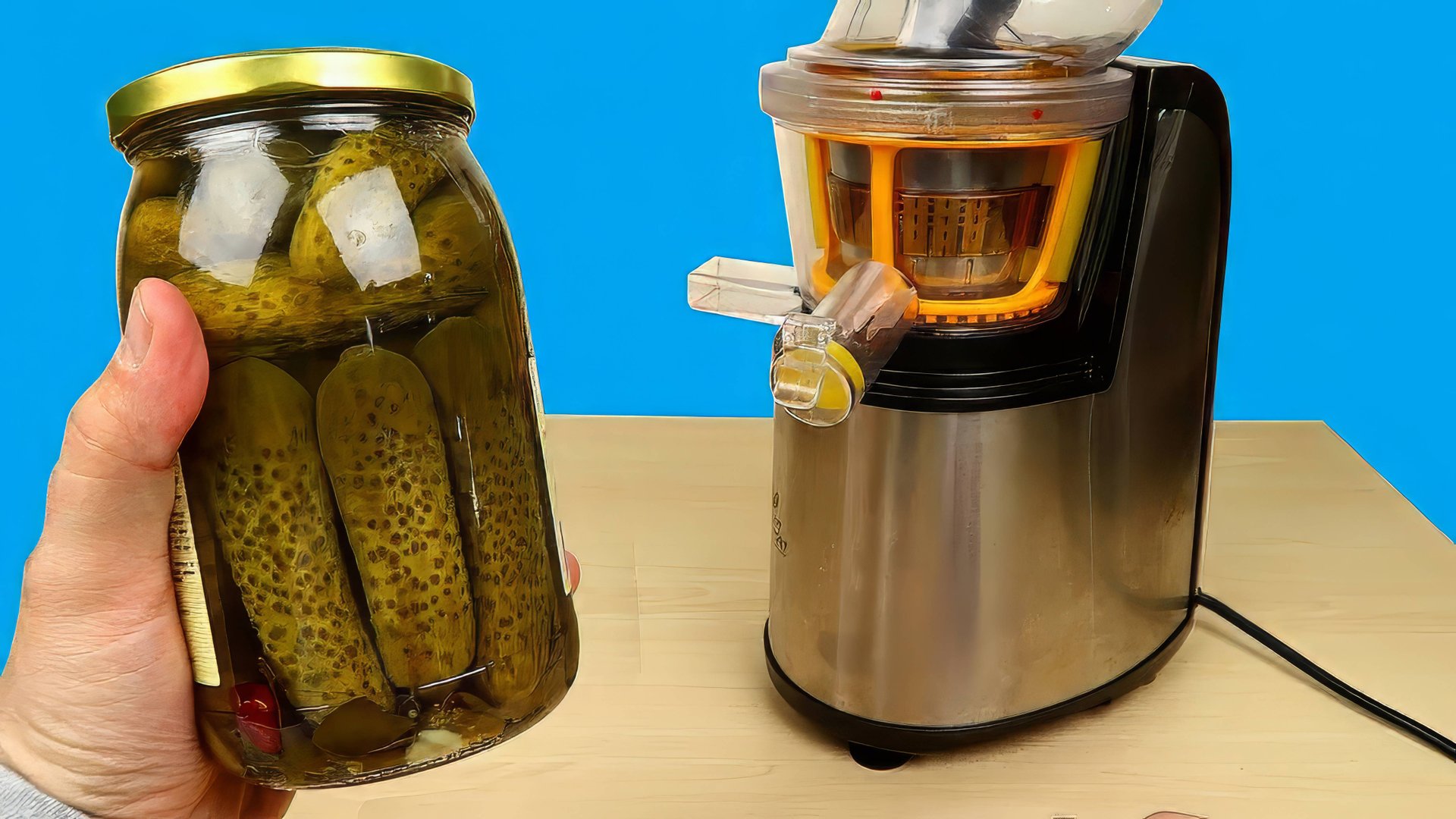 Бедная соковыжималка! Сок из Маринованных огурцов и Кукурузы! Пробую на вкус! Alex Boyko смотреть онлайн