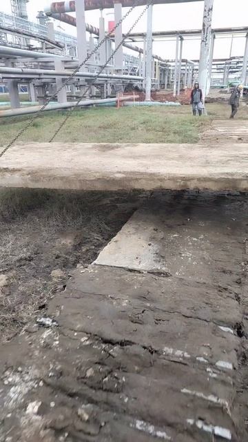 Монтаж дорожных плит