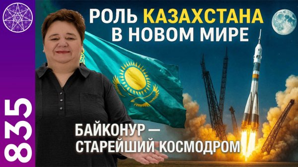 #835 Роль Казахстана в новом мире. Байконур - старейший космодром. Прямой эфир с Ириной Подзоровой